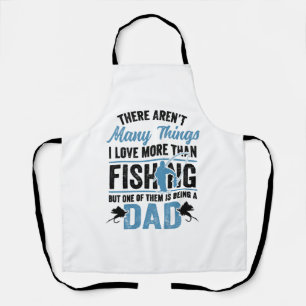 Fishing Rod Fisher Fish Fisherman Fishing Dad Apron