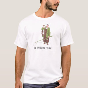 Fishing rod fisherman catch T-Shirt
