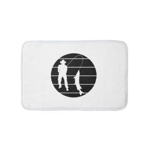 Fishing rod fishing fishing tournament bath mat