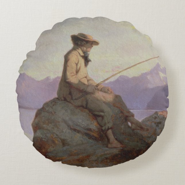Fishing Round Cushion (Front)