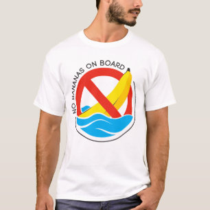 Fishing Rule No Bananas On Board T-Shirt