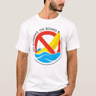 Fishing Rule No Bananas On Board T-Shirt