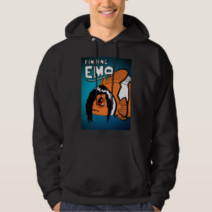 Fishing Sad Clownfish  Hoodie