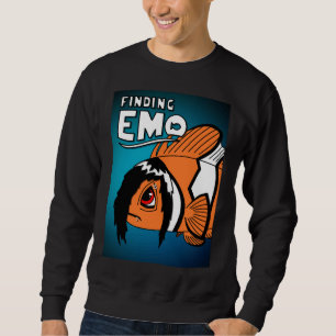 Fishing Sad Clownfish  Sweatshirt