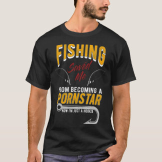 Fishing Saved Me Funny Gift best for Fishing fishi T-Shirt