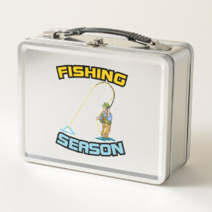 Fishing Season Fishing - Fishing Girthday Gift Metal Lunch Box