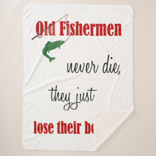 Fishing Sherpa Blanket