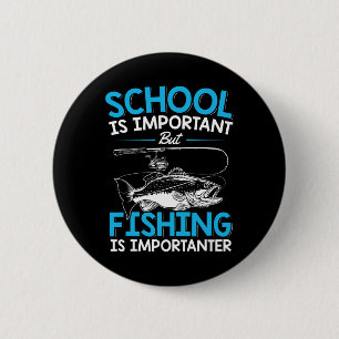 Fishing Shirt Youth Boys Fish Lover Teen Boys Fish 6 Cm Round Badge