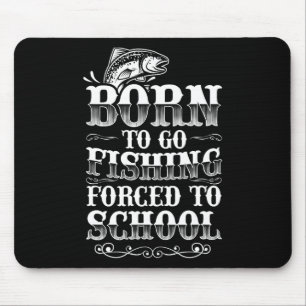 Fishing Shirts Boys Funny Fishing Graphic Kids Fis Mouse Pad