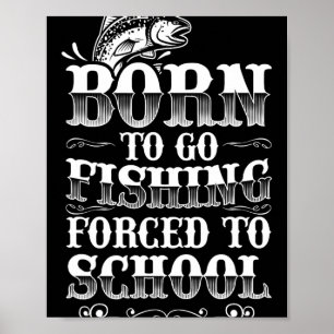 Fishing Shirts Boys Funny Fishing Graphic Kids Fis Poster