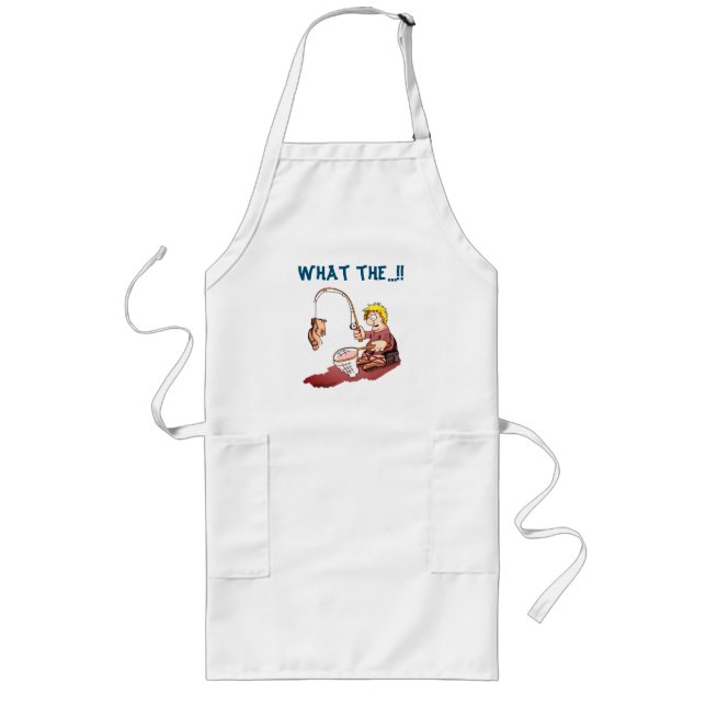Fishing Shoe Surprise Long Apron (Front)