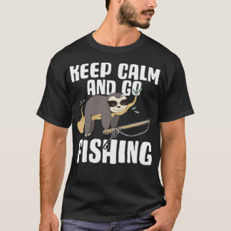 Fishing sloth boat  T-Shirt