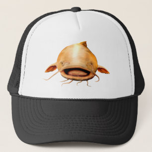 Fishing smile trucker hat
