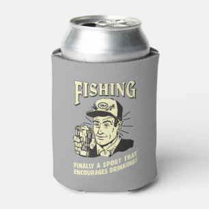 Fishing: Sport Encourages Drinking Can Cooler