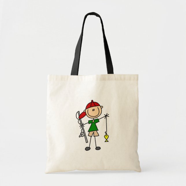 Fishing Stick Figure Bag (Front)