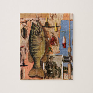 Fishing Still Life by John Atherton Jigsaw Puzzle