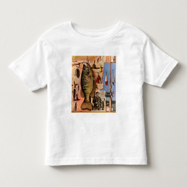 Fishing Still Life by John Atherton Toddler T-Shirt (Front)