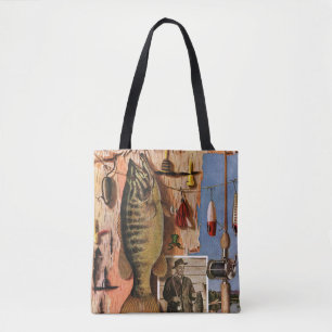 Fishing Still Life by John Atherton Tote Bag