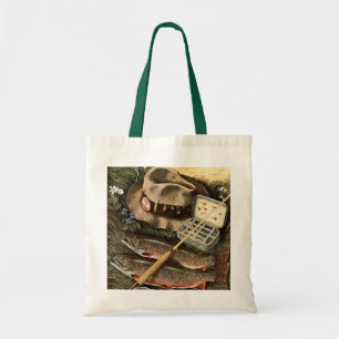 Fishing Still Life Tote Bag