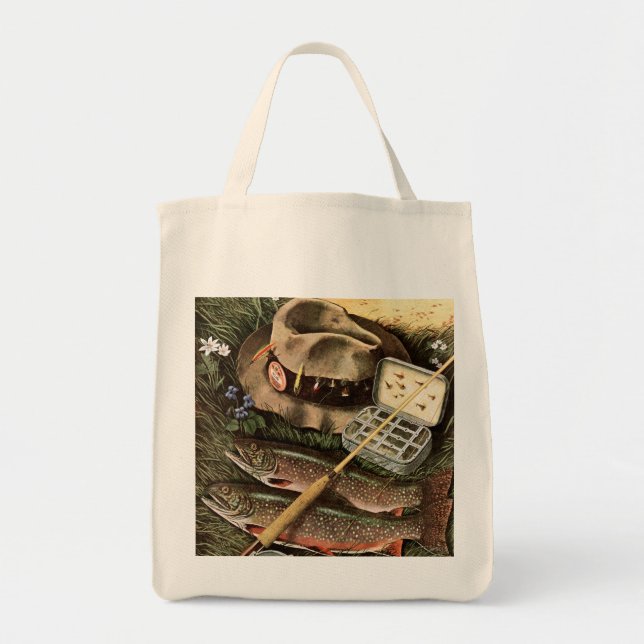 Fishing Still Life Tote Bag (Front)