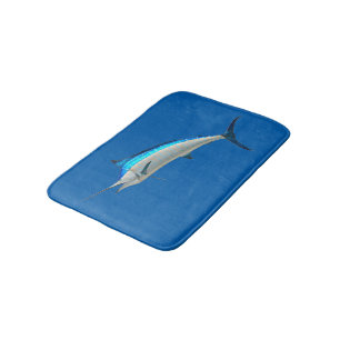 Fishing store bath mat