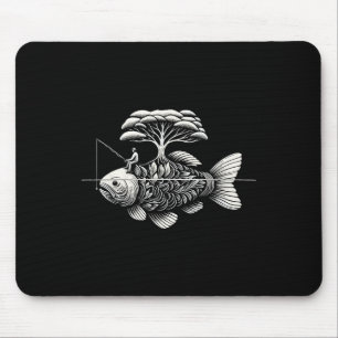 Fishing Supplies Funny Fisherman Creative Nature A Mouse Pad