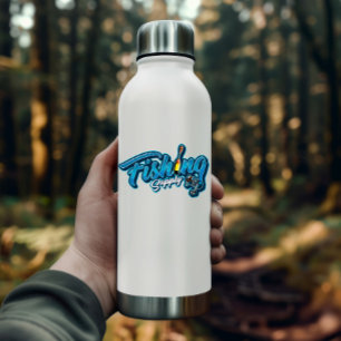 Fishing Supply Blue Sticker Die-Cut Sticker