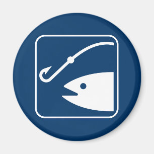 Fishing Symbol Magnet