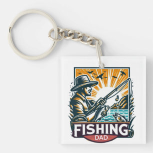 Fishing t shirt key ring