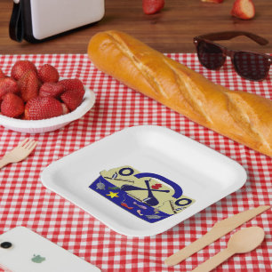 Fishing Tackle Box Paper Plate