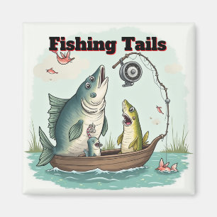 Fishing Tails Magnet