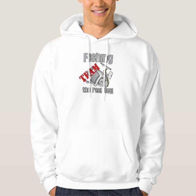 Fishing Team Fishing  The Reel Deal Hoodie (Front)