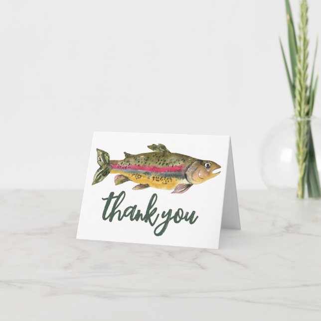 Fishing Thank You Card (Front)
