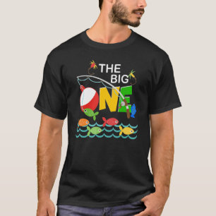 Fishing The Big One Year 1st First Birthday Little T-Shirt