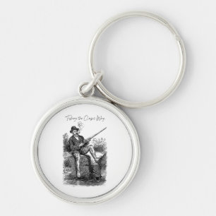 Fishing The Classic Way Key Ring