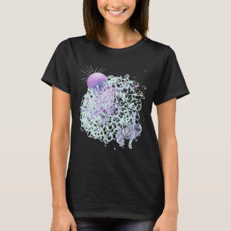 Fishing The Ocean Jellyfish  T-Shirt