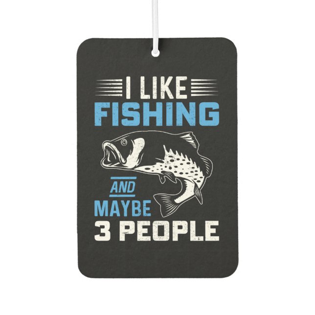 Fishing Theme  Car Air Freshener (Front)