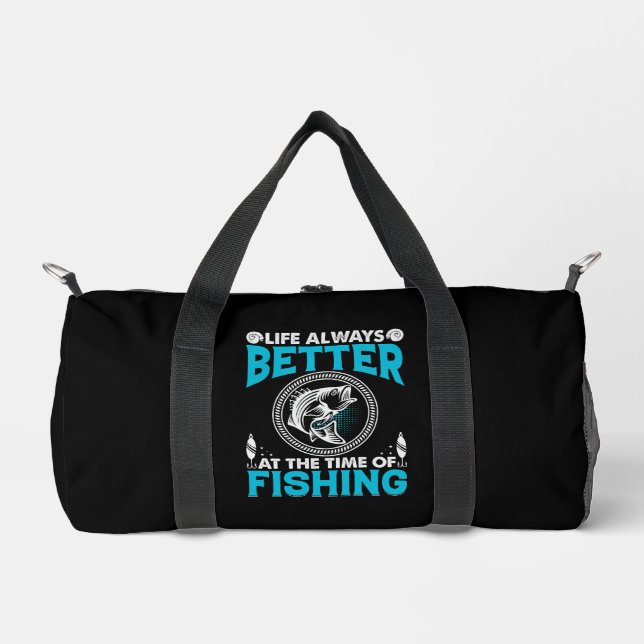 Fishing Theme Duffle Bag (Front)