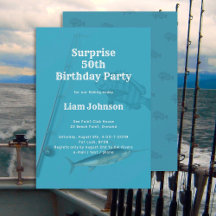 Fishing Theme His Surprise Birthday Party