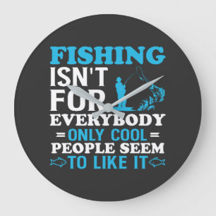 Fishing Theme Large Clock