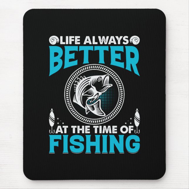 Fishing Theme Mouse Pad (Front)