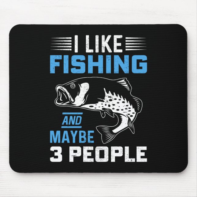 Fishing Theme  Mouse Pad (Front)