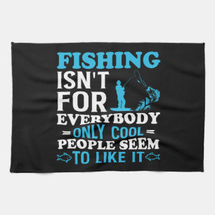 Fishing Theme Tea Towel