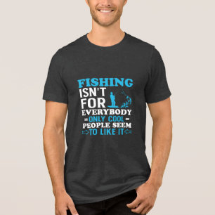 Fishing Theme Tri-Blend Shirt