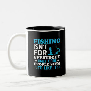 Fishing Theme  Two-Tone Coffee Mug
