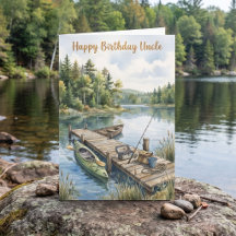 Fishing Themed Birthday for Uncle
