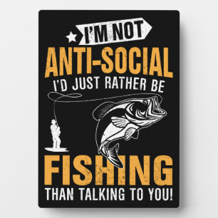 Fishing themed plaque