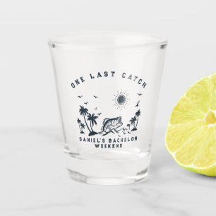 Fishing Themed Weekend Trip Bachelor Party Shot Glass