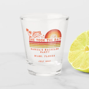 Fishing Themed Weekend Trip Bachelor Party Shot Glass