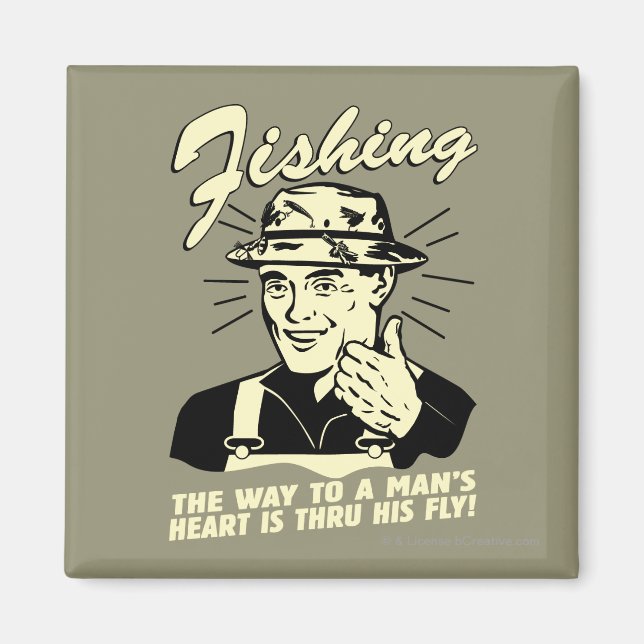 Fishing: Thru His Fly Magnet (Front)